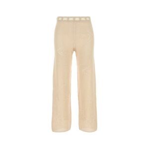 Bode Women Beige Crochet Pant
